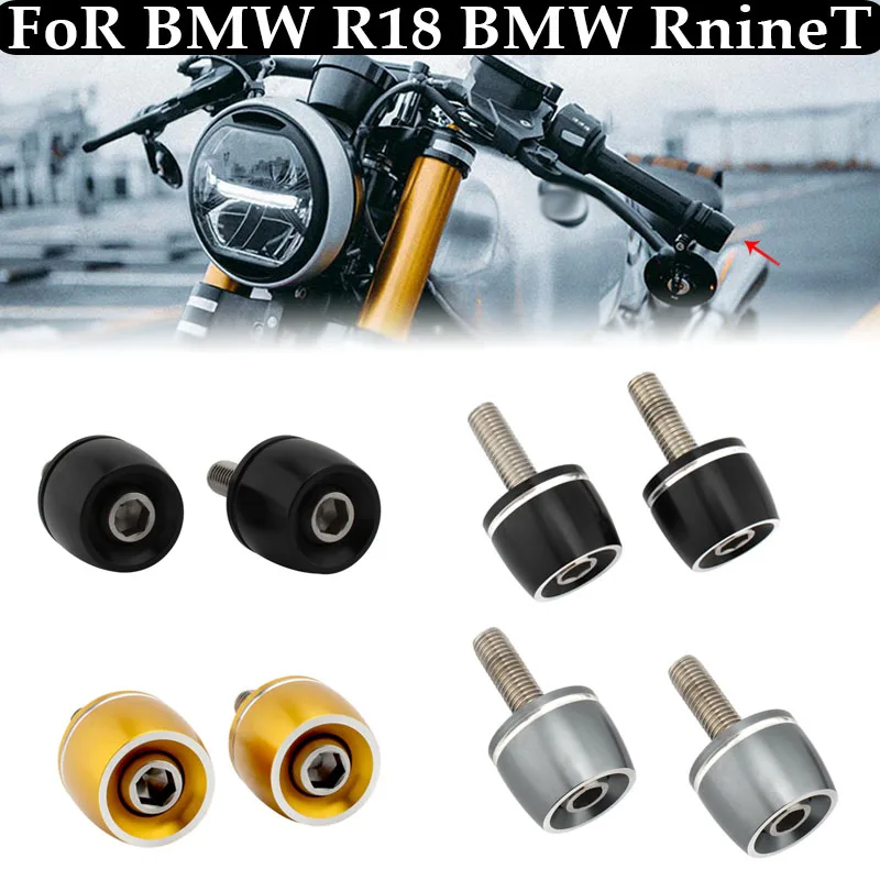 

For BMW R 18 BMW RnineT Motorcycle Accessories Handlebar End Weight Covers Gain Reduce Vibration Handlebar Plug
