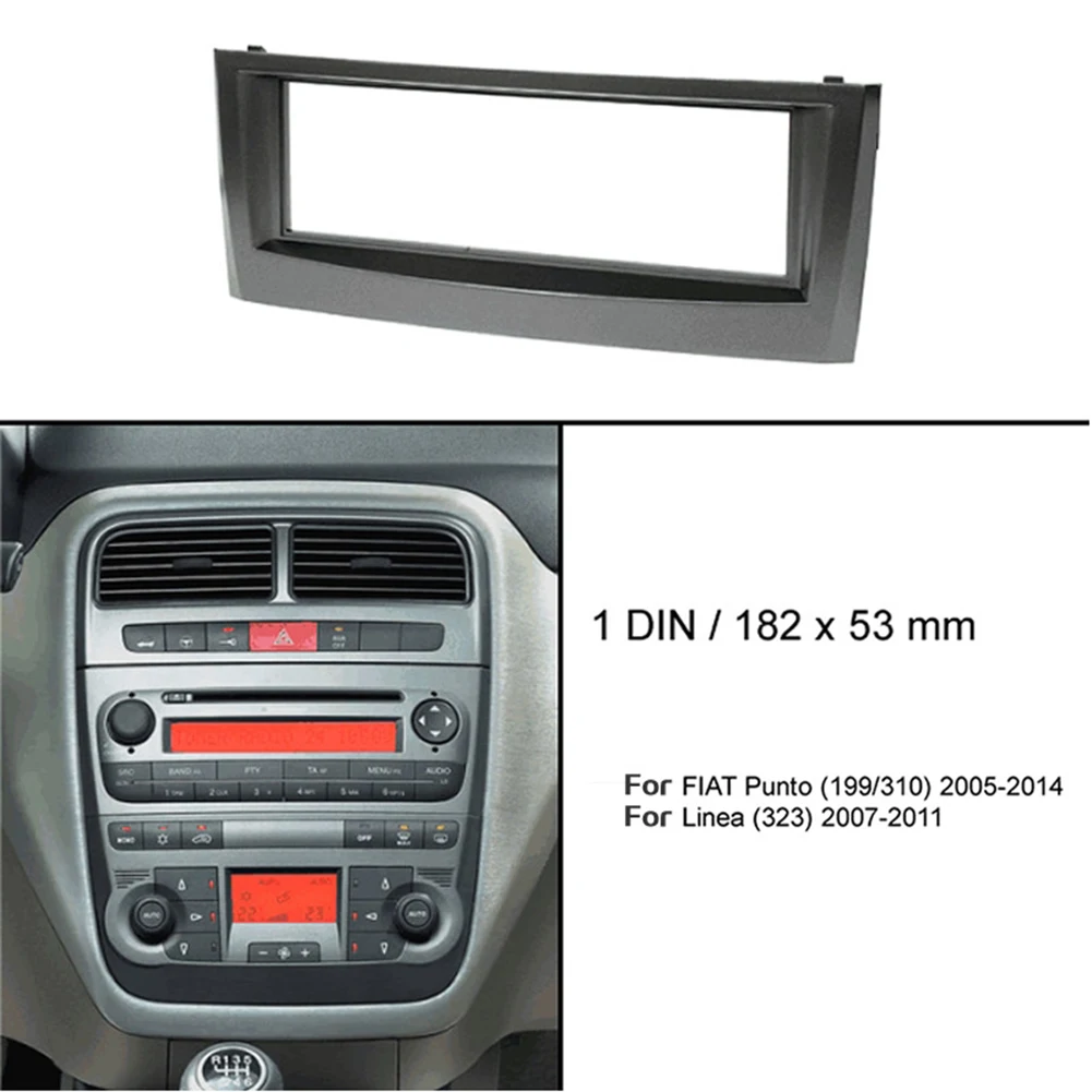As Shown In The Figure Car Radio Trim Seamless Dashboard Installation Fascia Compatible With Aftermarket Audio