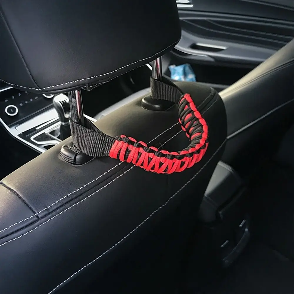 

2 Pcs Car Seat Back Headrest Handle Rear Seat Safety Armrest Suitable for Wrangler Off-Road Vehicle Car Auxiliary Accessories