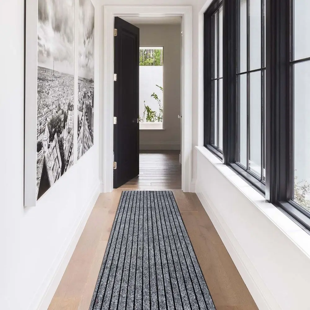 

Rug 3x32Indoor Outdoor Utility Carpet,Area Rugs with Non Slip Rubber Backing for Hallway Kitchen Entryway Balcony Garage Stair
