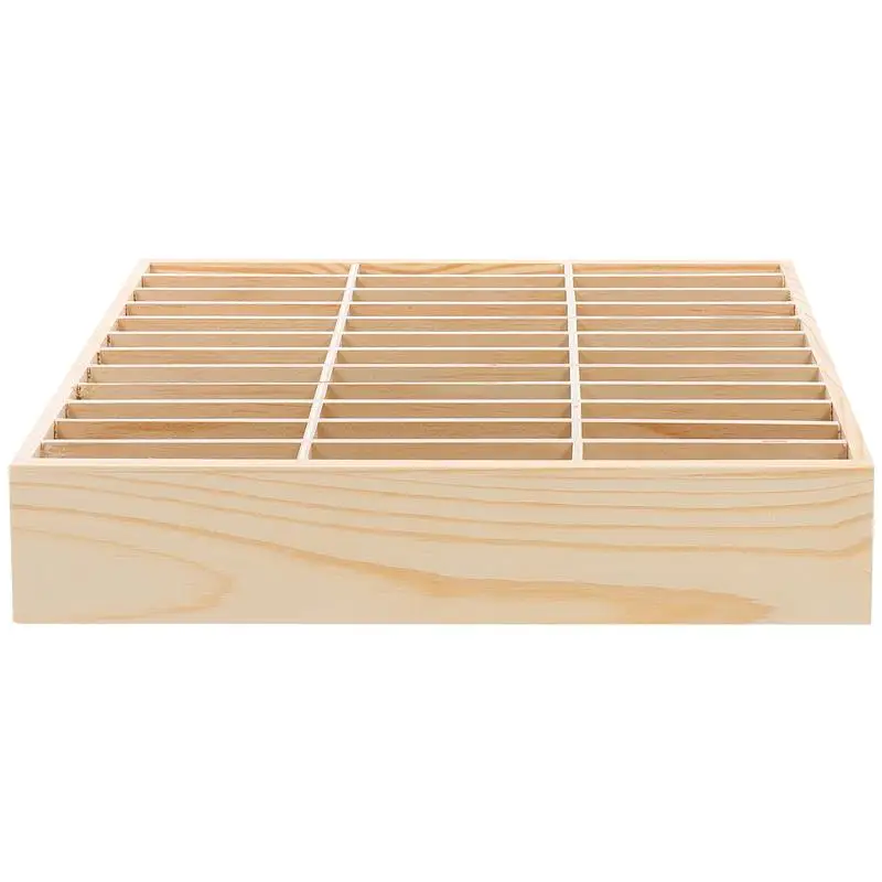 

Wooden Mobile Phone Management Storage Box Creative Desktop Office Meeting Finishing Grid Multi Cell Phone Rack Shop Display