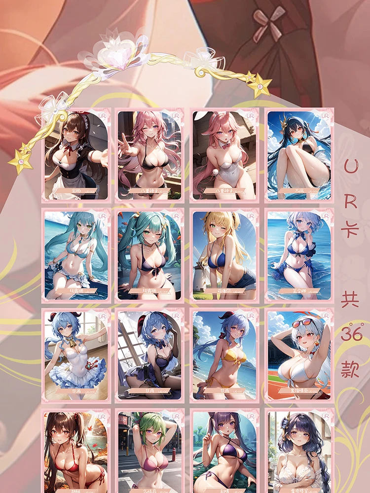 Cartes de collection Goddess Story, carte Waifu ReplParty, boîte de rappel Doujin, carte rare, jouets et cadeaux, le plus récent