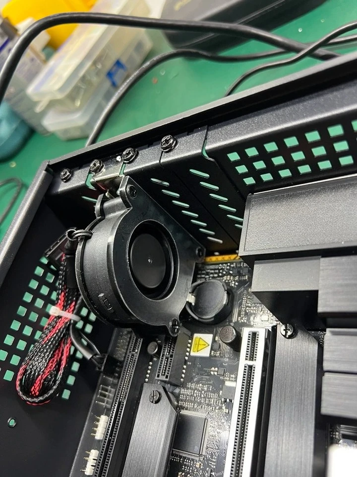 PCI Slot Turbo Exhaust Cooling Fan,Low Profile Air Extraction Blower,Auxiliary Heat Dissipation Cooler for Desktop Graphics Card