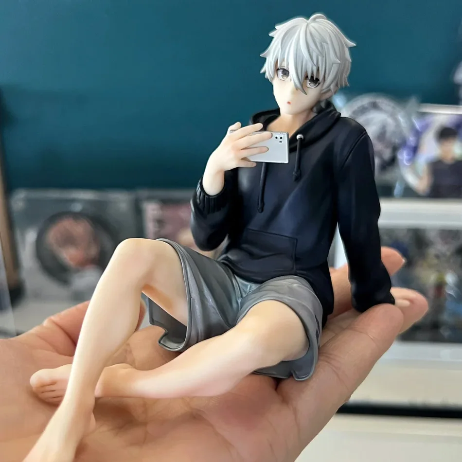 Heiße Blue Lock Actionfiguren Nagi Seishiro Anime-Figur Sitzende Figur PVC Sammlermodell Kinderpuppe Spielzeug Geschenk