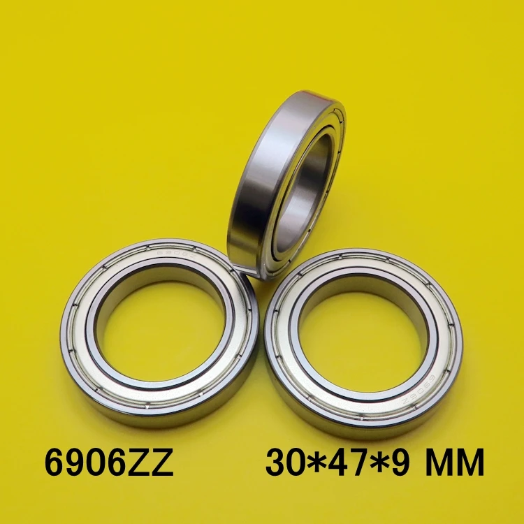 Free Shipping NBZH10pcs/lot High Quality Deep Groove Ball Bearing 6906 2RS 6906-2RS 61906-2RS 6906RS 6906RZ 30*47*9 Mm