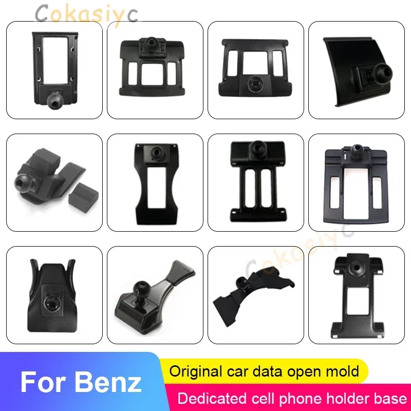 Base de support de téléphone dédiée pour voiture, Rotation à 360 degrés, boucle de support de téléphone portable pour Mercedes Benz A B C E S classe CLA CLS GLA
