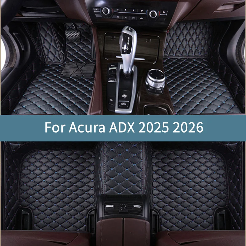 

Всепогодные водонепроницаемые полный комплект автомобильных ковриков для Acura ADX 2025 2026, кожаные коврики для автомобилей, аксессуары для интерьера