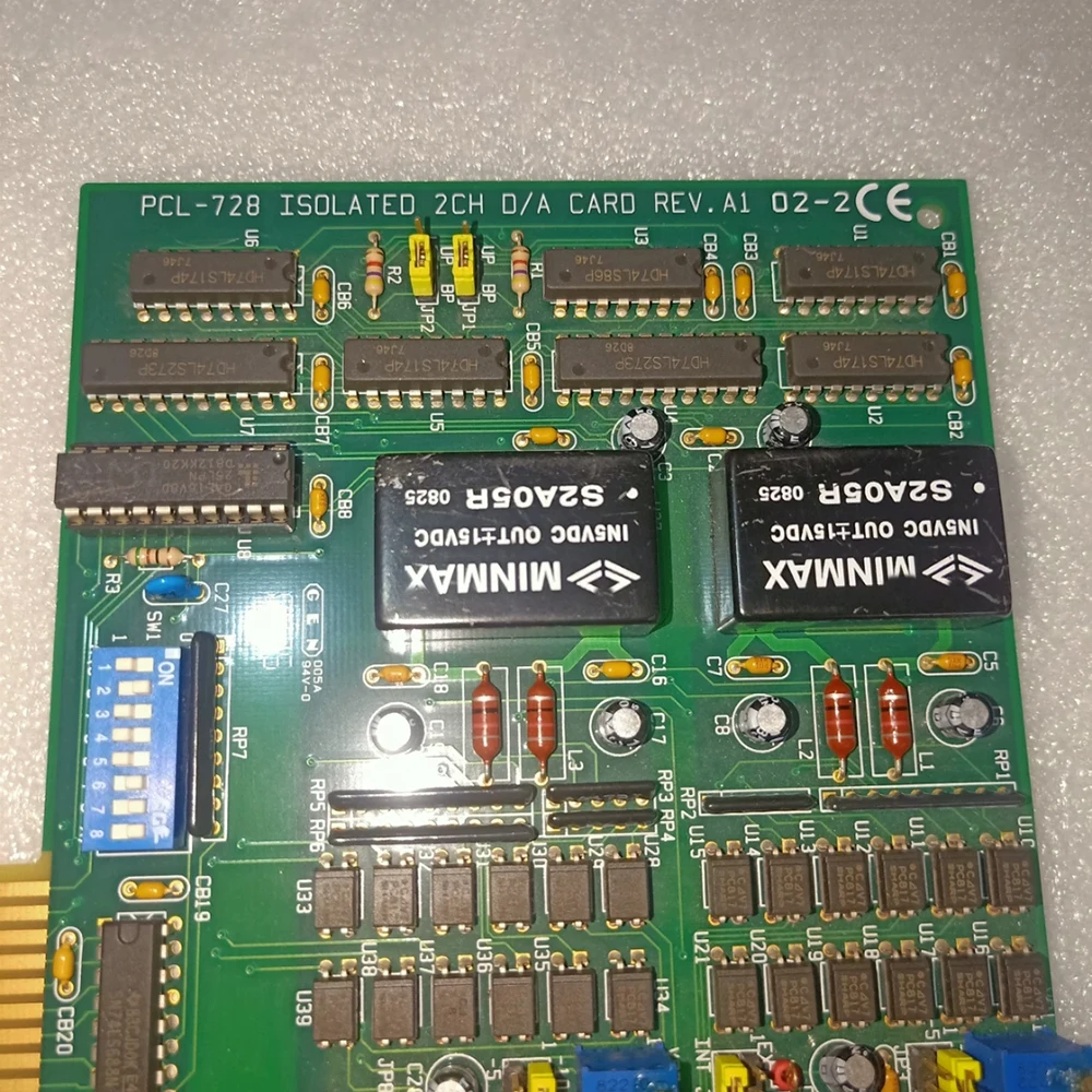 

Карта сбора данных, 12-битная, 2-канальная, с изолированным аналоговым выходом, ISA-карта для Advantech PCL-728 REV.A1