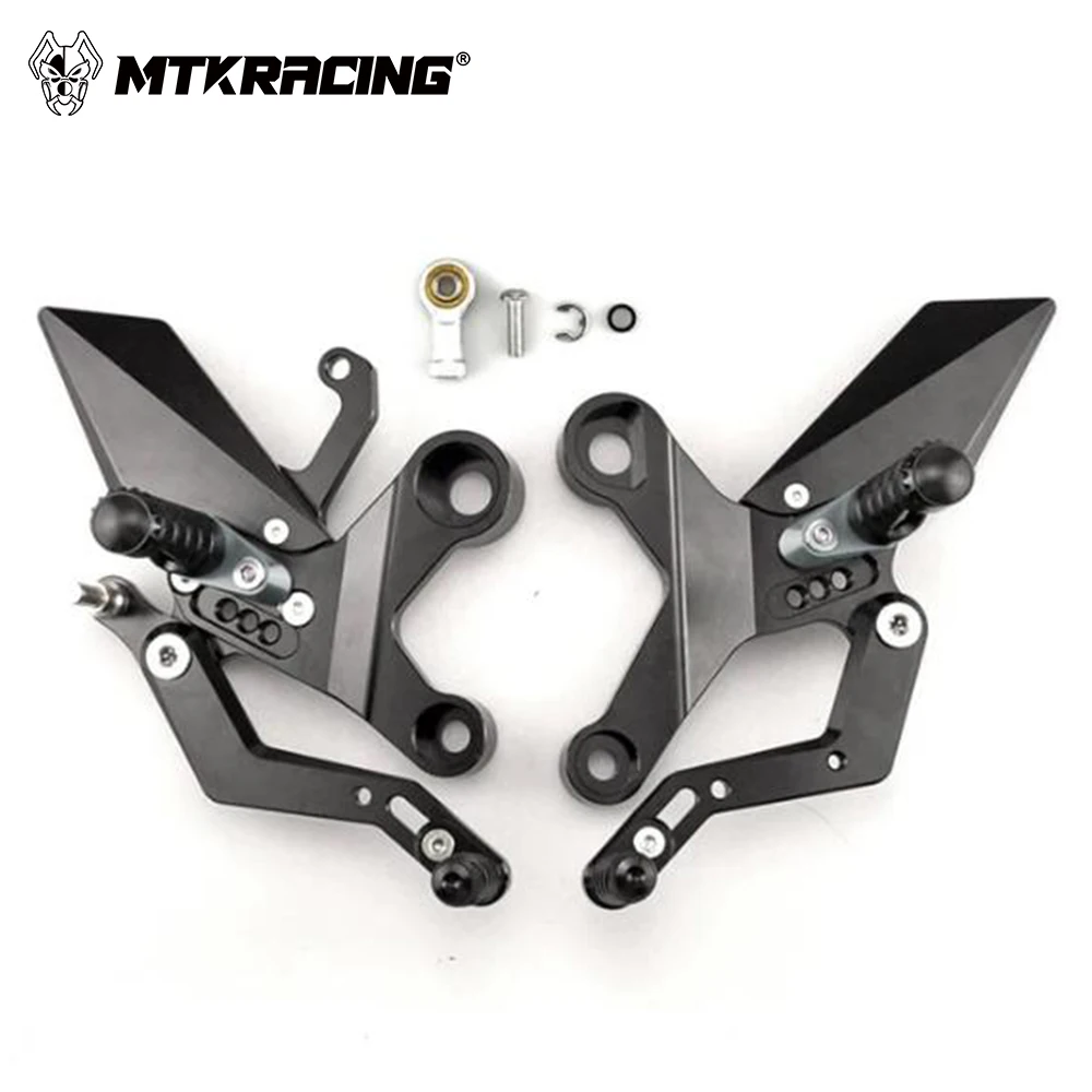 MTKRACING FOOTBOARDS  For YAMAHA MT-09 13-20 Tracer 900 18-20 Rear Sets Pedal Adjustable Rearsets Footpegs Shift Lever Brake Kit