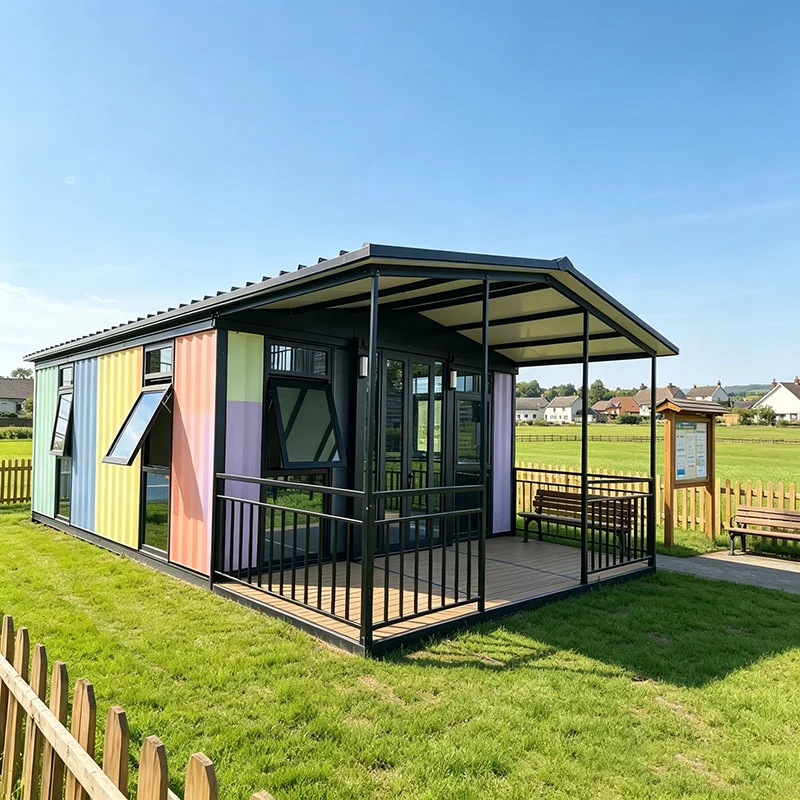 Container House Flat Pack Fast Assembly Cabin for Construction Site Office Space