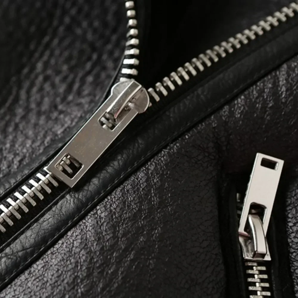 Nuevo Otoño Invierno Pu cuero 2025 mujeres polipiel abrigo suelto prendas de vestir Extra grueso cálido Extra grueso chaqueta de lana de cordero Mujer