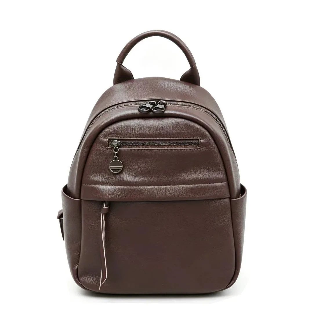 Small Real Cow Leather Backpack Anti-theft Ladies Travel Bag Casual Genuine Leather Bagpack