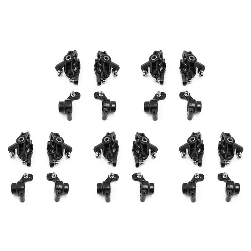 X18A-10X Steering Knuckle C-Hub Carrier Rear Hub Carrier Set For Wltoys 144001 144010 124016 124017 124019 RC Car Spare Parts