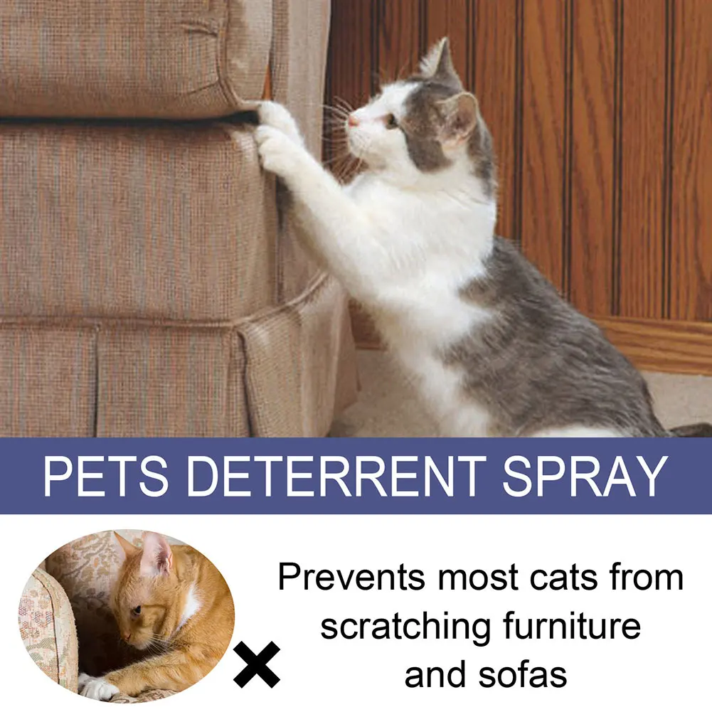 Anti Cat Scratch Spray Multifunctional Gentle Liquid For Indoor Outdoor Use Effective Dog Deterrent Spray for Carpet Furniture view 3