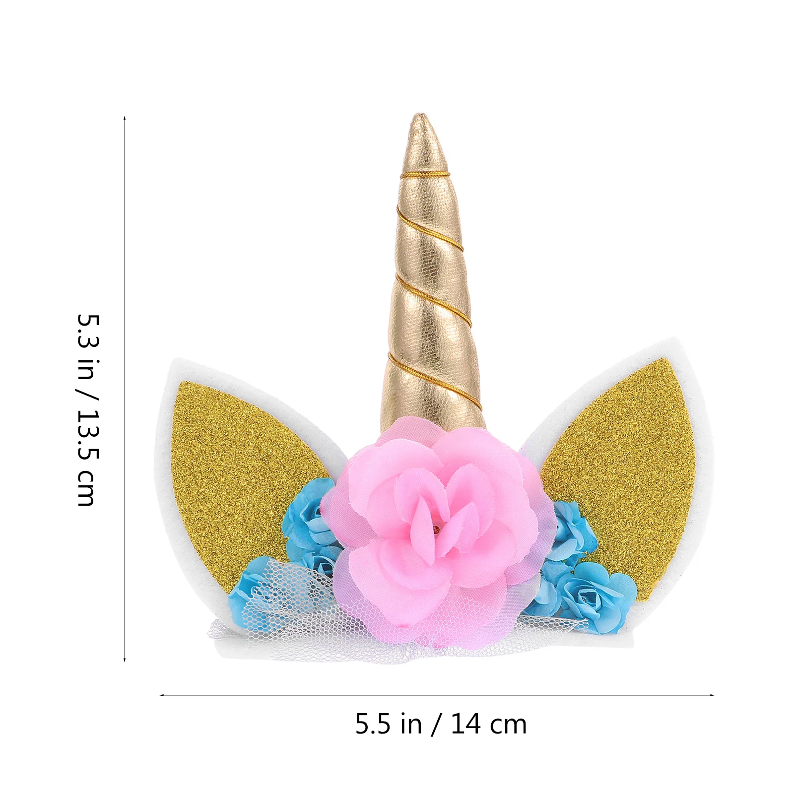 

Unicorn Cake Topper High Grade Durable Eco Friendly Birthday Party Cake Decoration Cupcake Pick Dessert Ornament Photography