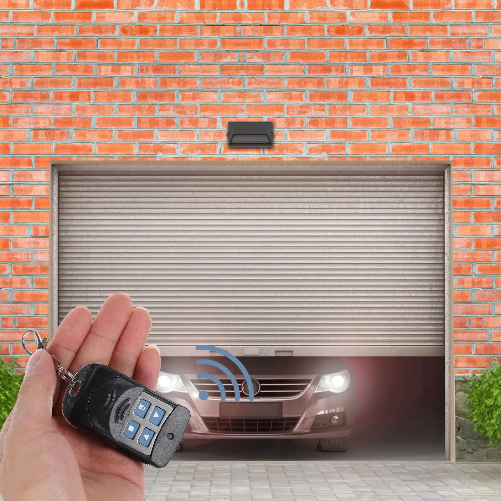 1Set Garage Door Remotes Opener Controller Remote Gate Replacement Transmitter to Use Long Range Fast