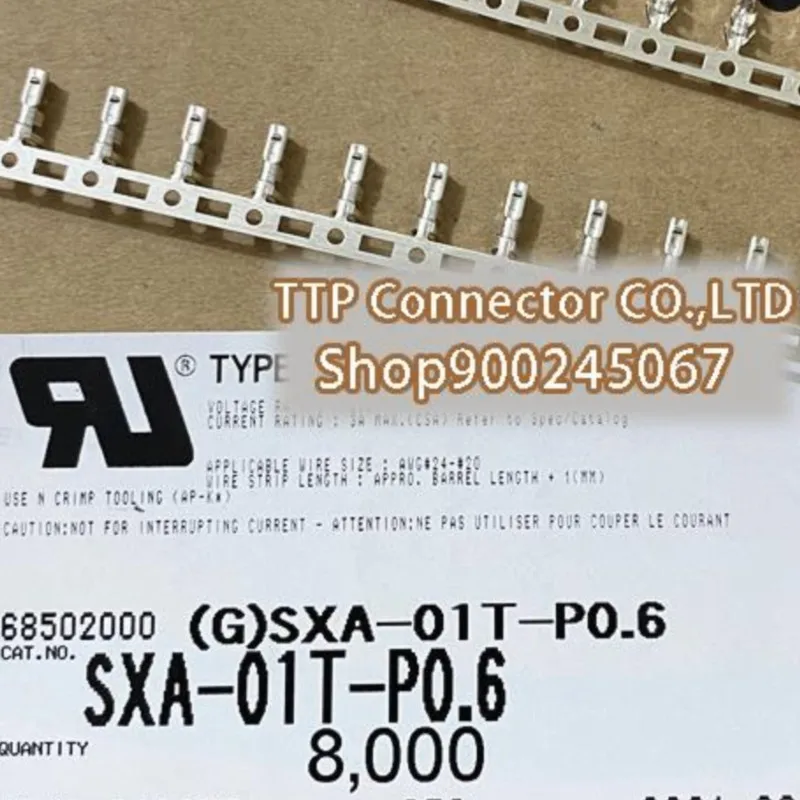 500pcs/lot Connector SXA-01T-P0.6 Wire gauge 20-24AWG  100% New and Origianl