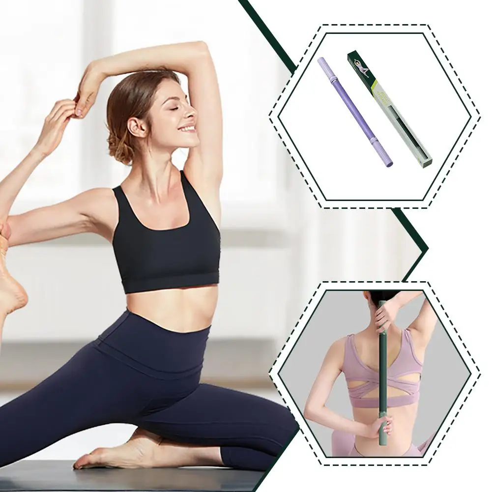 

Yoga Stretching Stick Deep Muscle Roller Fascia Relaxation Tool For Full Body Stretching Back Leg Workout At Home Gym Massager
