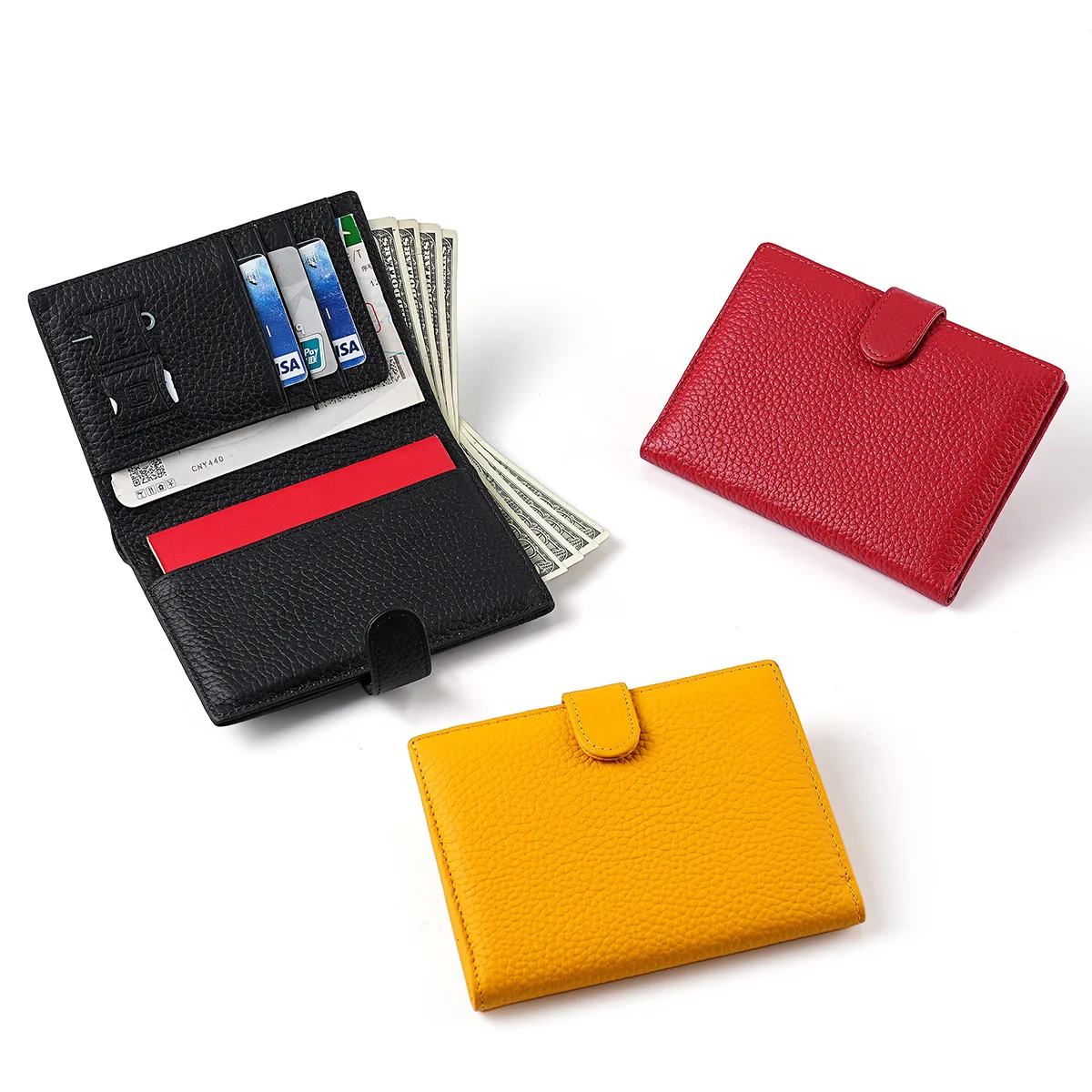 

Passport Holder Cover Travel Wallet RFID Blocking Genuine Leather Card Case Ticket Holder Travel Accessories for Women Man