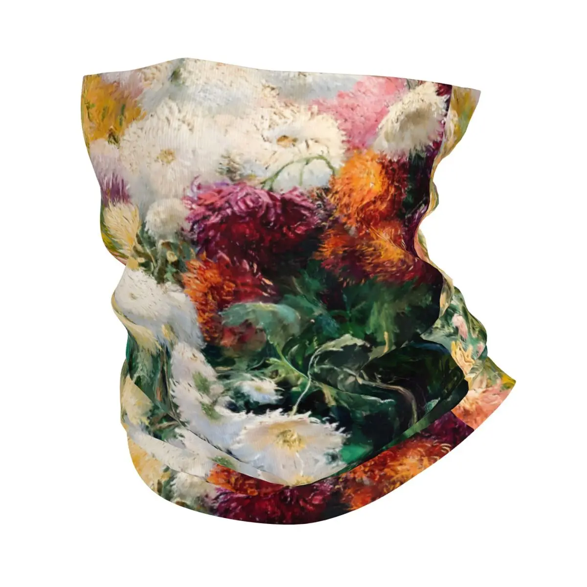 

Повязка на шею в виде хризантемы в саду, бандана, шарф с принтом, многофункциональный тонкий шарф для езды на велосипеде для мужчин и женщин, унисекс