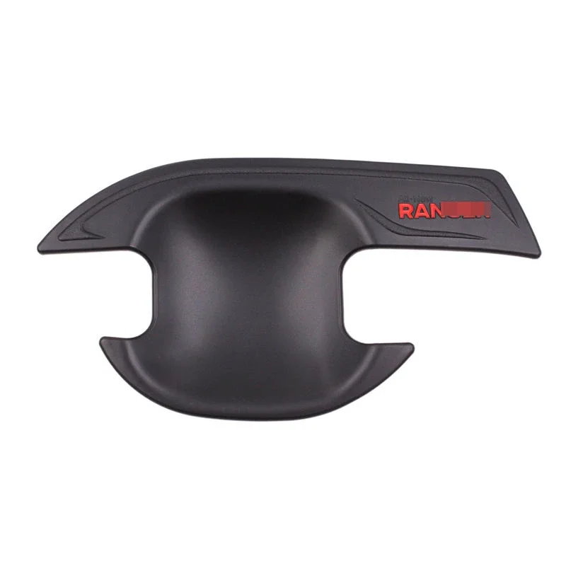 Door Protection Door Insert Handle Bowl Cover For Ford Ranger2012-2018  Pickup Trunk Auto Parts ABS Matte Black Car Accessories