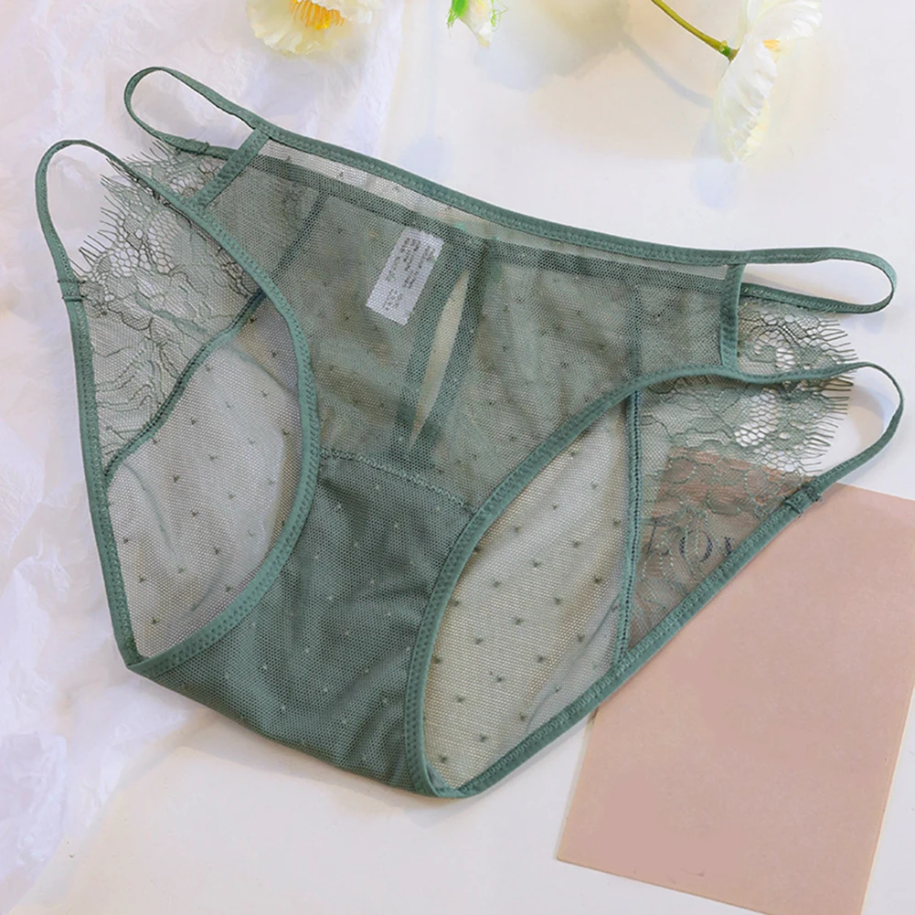 브리프 경량 중공 레이스 여성용 팬티 See Though Knicker 탄력 중공 레이스 여성용 패키지 내용