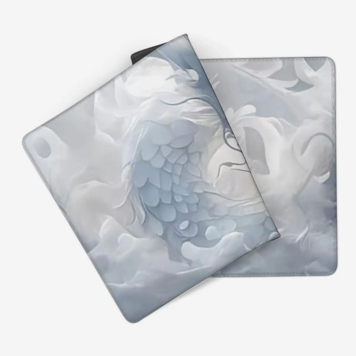Large Mouse Pad White Dragon In The White Smoke Gamer PC Laptop Mats Keyboard Carpet Computer Gaming Office Accessories Desk Mat