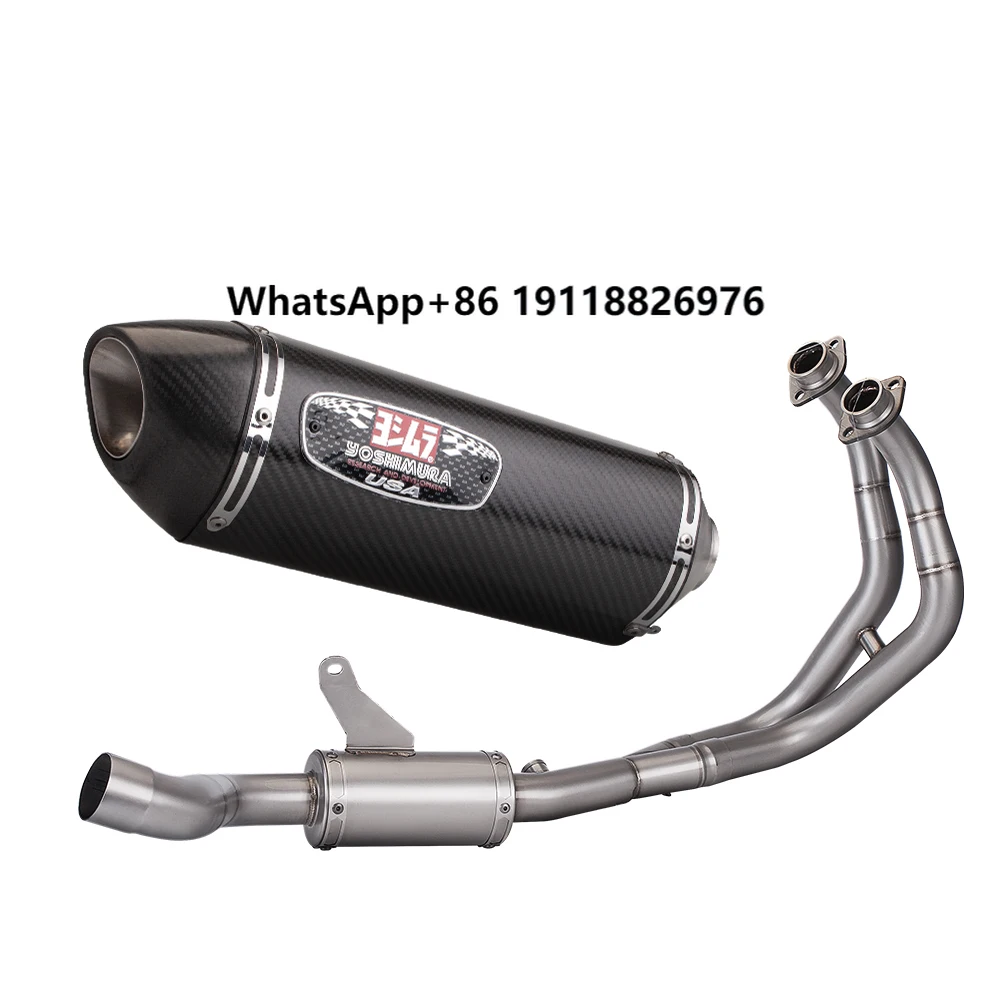 

2021-2023 R7 Motorcycle Exhaust System Slip-On Front Tube Link Pipe Original Connect New Condition