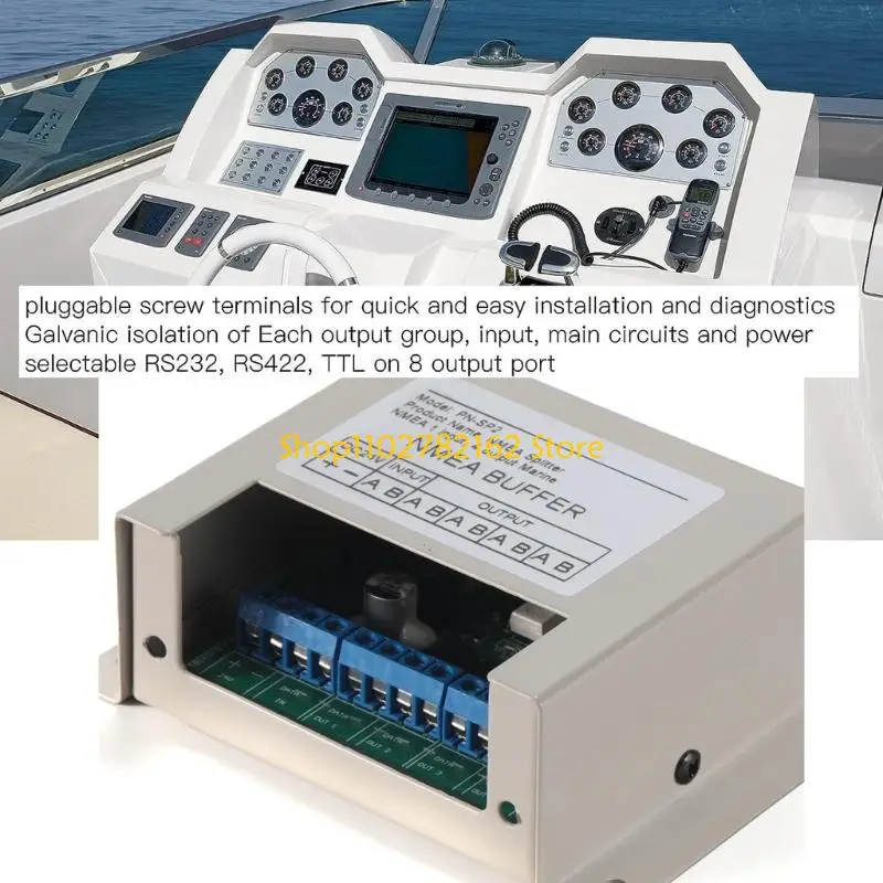 

547B 24V Systems Isolating Buffer for PLOSON PN-SP2 NMEA Splitter Isolating Buffer