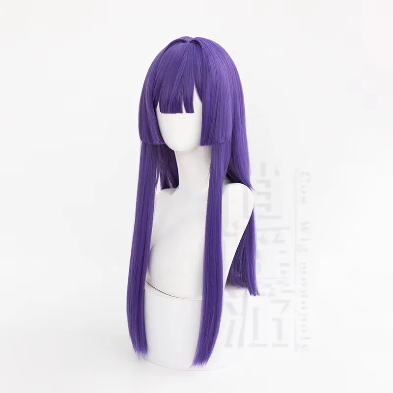 Game Honkai: Star Rail Pela Cosplay Wig 65CM Purple Heat-resistant Synthetic Wig Halloween Party Anime Cosplay Pela Wigs+wig Cap