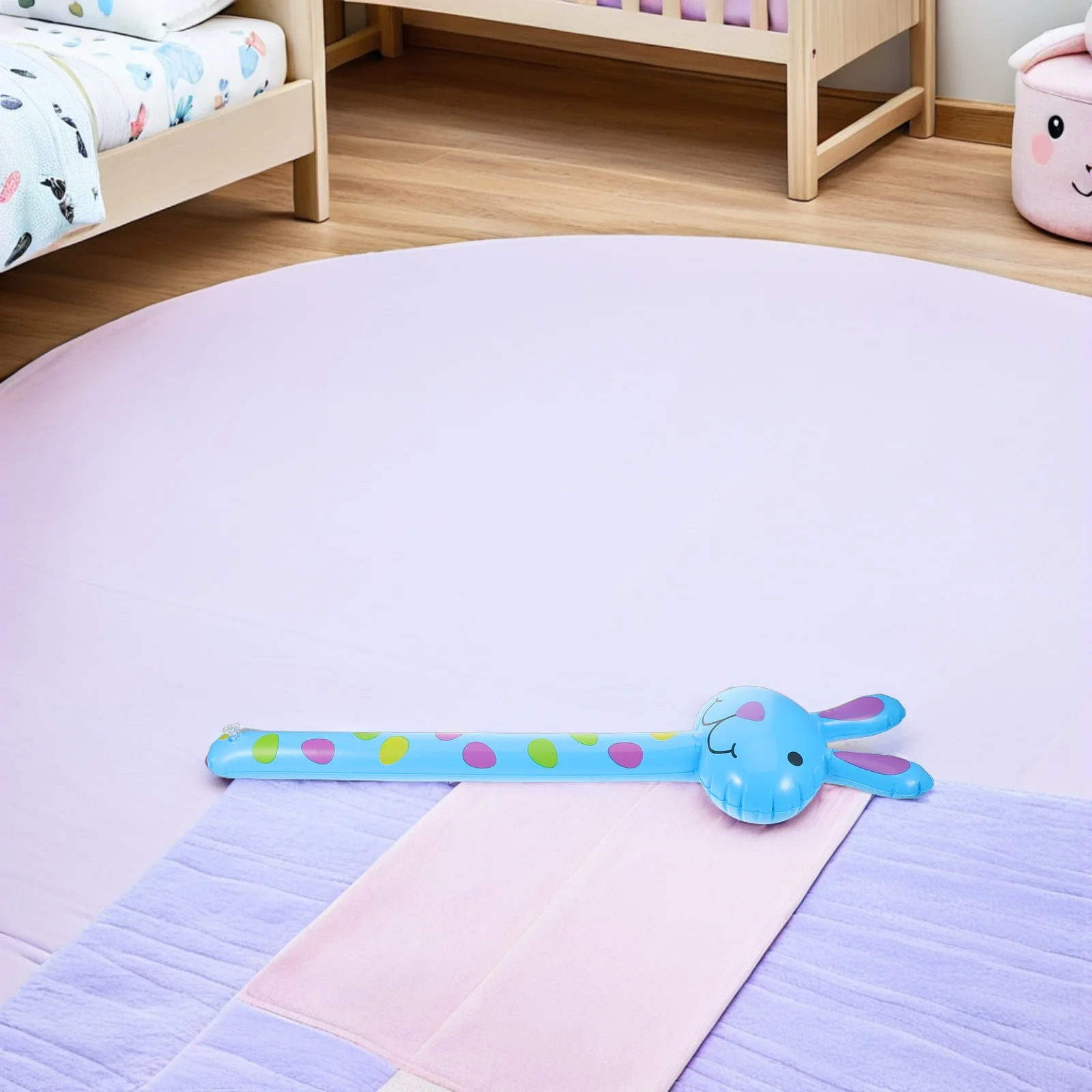 

4Pcs Animal Inflatable Sticks Kids Jungle Theme Birthday Party Decorations 31 Inch Cartoon Blow-Up Balloon Rods