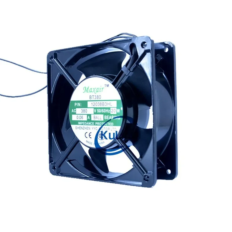 New Maxair BT380 12038B3HL AC380V 0.06A 12CM Cooling Fan for Electronics Enclosures