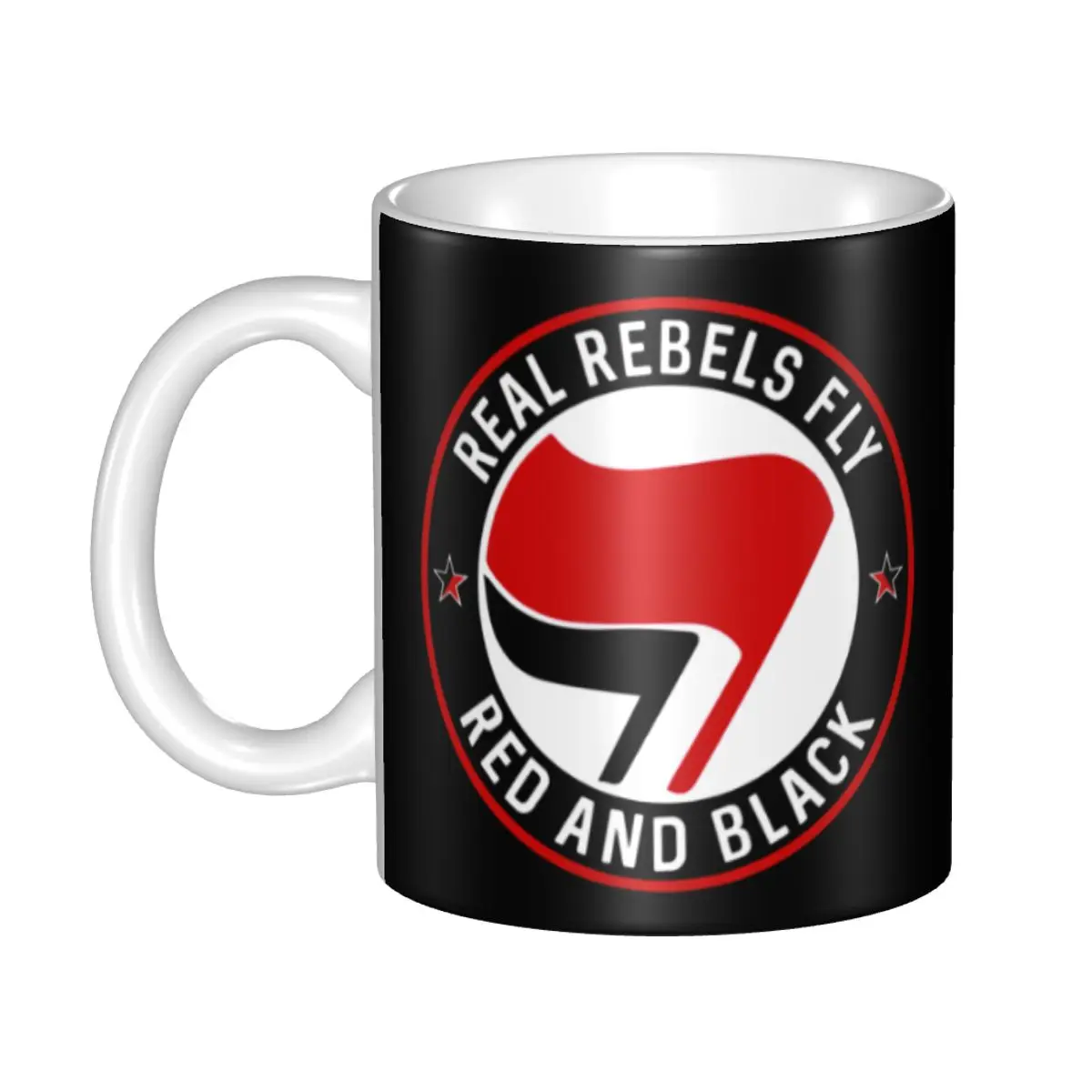

Customized Antifaschistische Aktion Antifa Mugs DIY Ceramic Milk Tea Coffee Cup