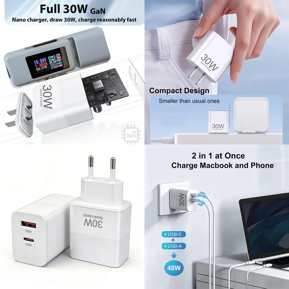 carregador-usb-c-de-30w-com-pd-e-qc-30-carregamento-rapido-adaptador-de-parede-com-porta-dupla-tipo-c-e-usb-a-carregamento-rapido-para-iphone-samsung-xiaomi-ipad-padrao-eua-ue