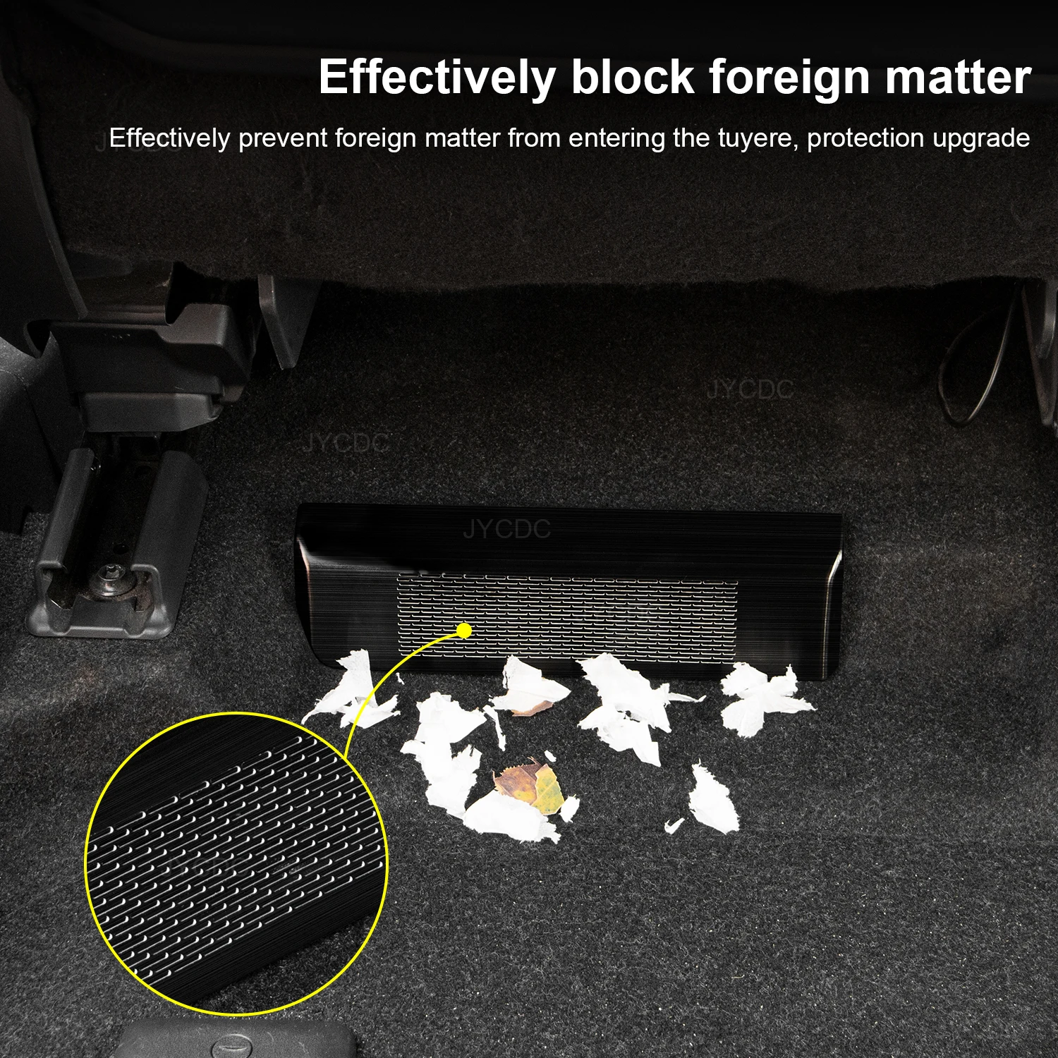 For Toyota Sienna 2021-2024 car shape seat AC hot floor air conditioning air duct grille cover decoration accessories