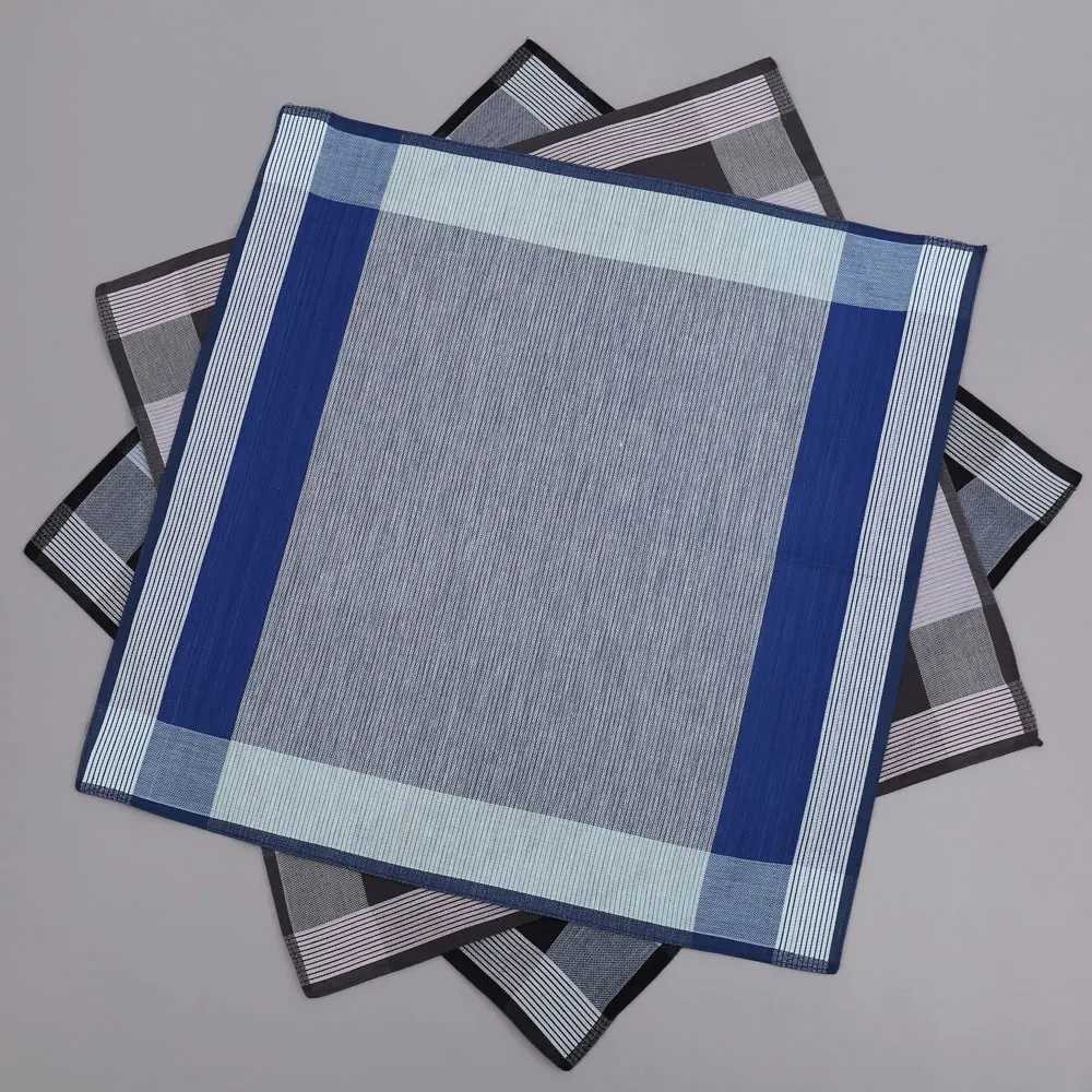 12 confezioni di fazzoletti da uomo in puro cotone, asciugamani per il sudore scozzesi, asciugamani per pantaloni con tasca con patta per abiti da gentiluomo, forniture per matrimoni, souvenir per eventi