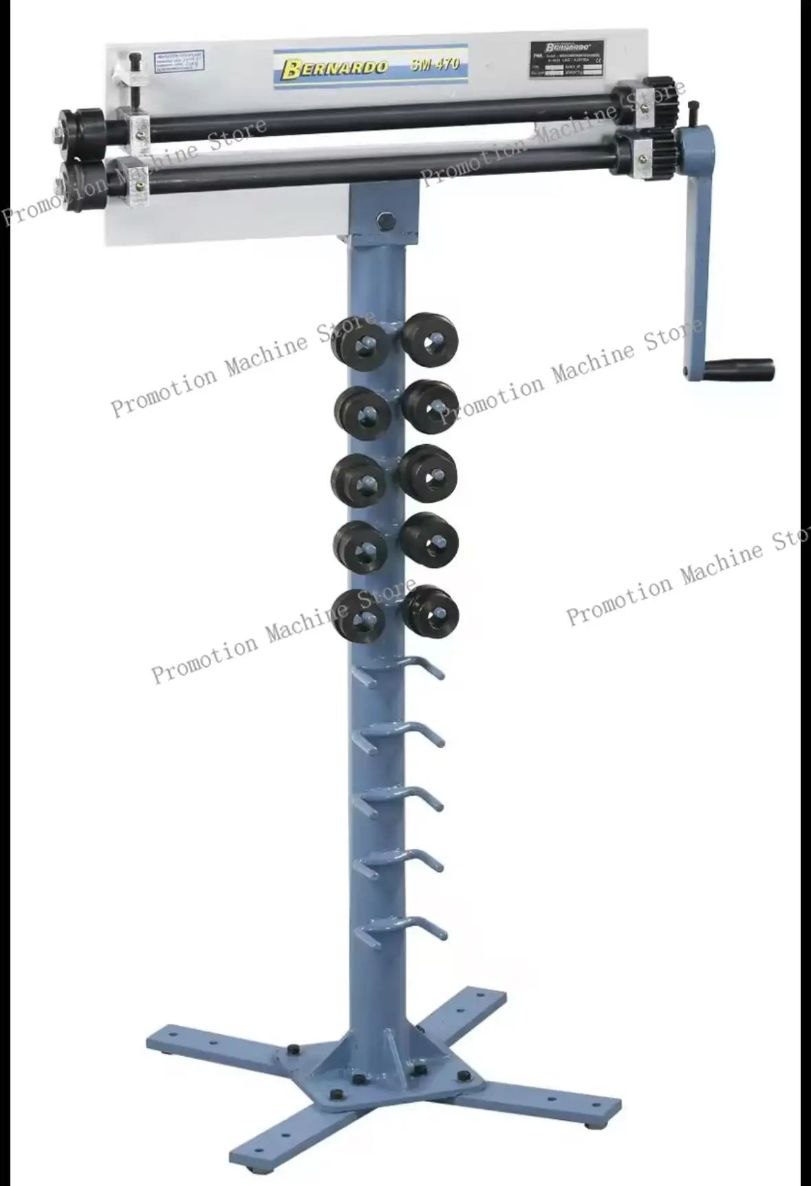 

RM18 18Ga Mild Steel Plate Hand Rotary Bender Rolling Tool Manual Bead Roller Machine