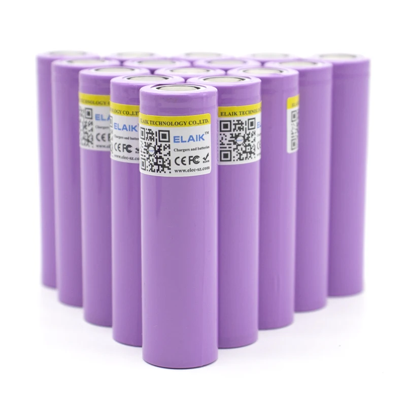 Bateria de lítio recarregável, lanterna leve forte, 18650, 1500 mAh, 3.7 V, 6pcs