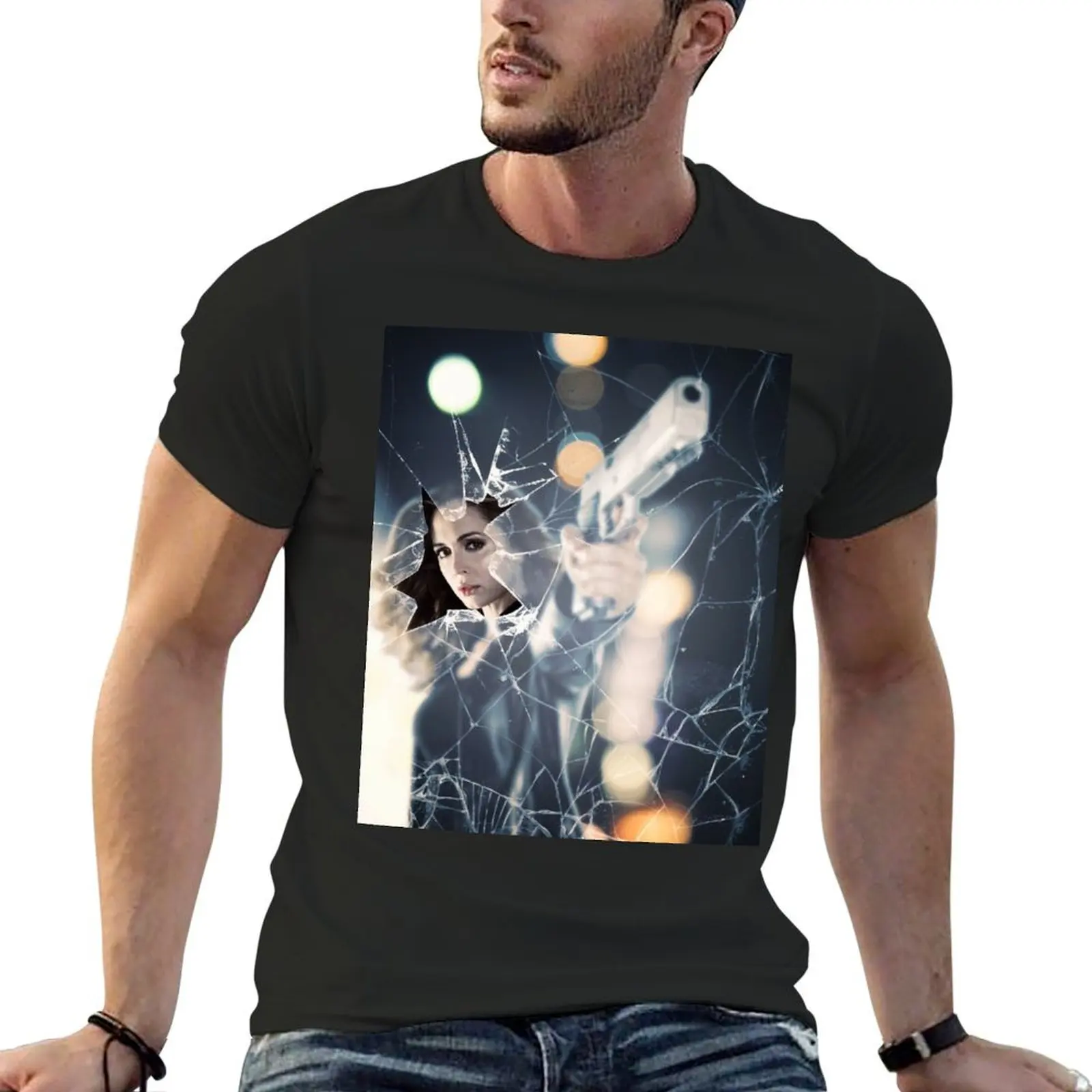 BADASS WOMEN - Eliza Dushku T-Shirt custom shirt anime tshirt graphic tee shirt men