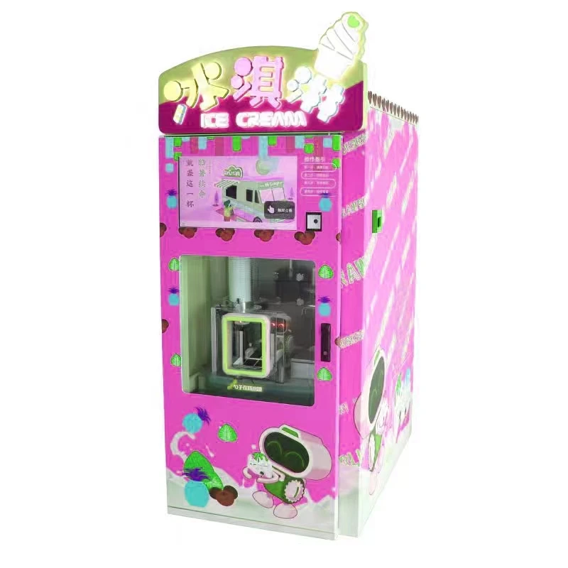 vending machine internet spiral motor serve ice cream Vending Machine