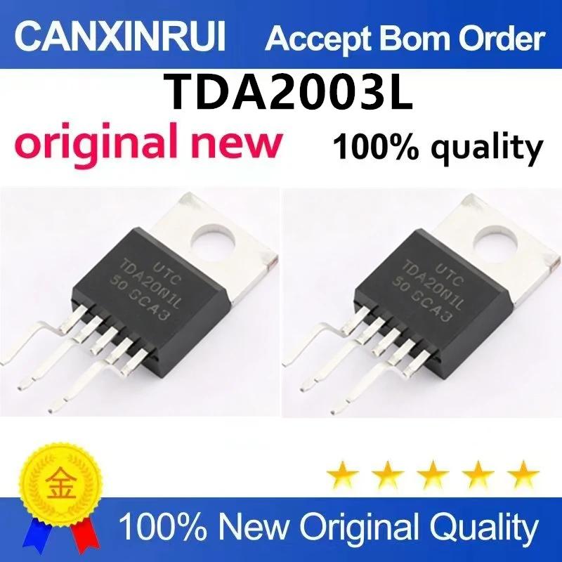 （5pcs10pcs）Original genuine direct insertion TDA2003L-TB5-T TO-220B 10W audio amplifier IC chip