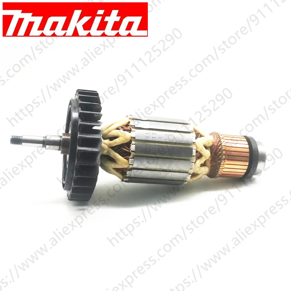 Anker Rotor Voor Makita GA7060 GA7060R GA7061 GA7061R GA7062 GA9060 GA9060R GA9061 GA9061R GA9062 518175-6