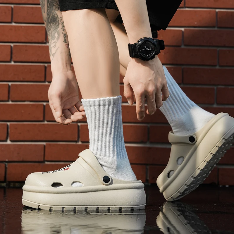 

Sporty Minimalist Sandals Men Elastic Fit Upper Shock Absorbing Anti Slip Sole All Match Shoes For Fitness And Travel