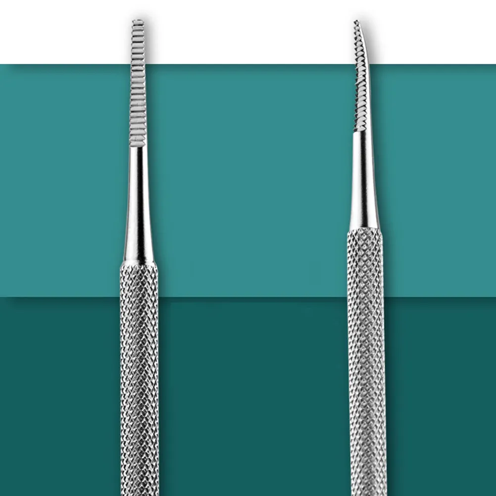 

1Set Stainless Steel Nail Cleaner Kit Double-Sided Cuticle Remover Spoon Nail Pusher Tool for Home Salon Portable Lightweight