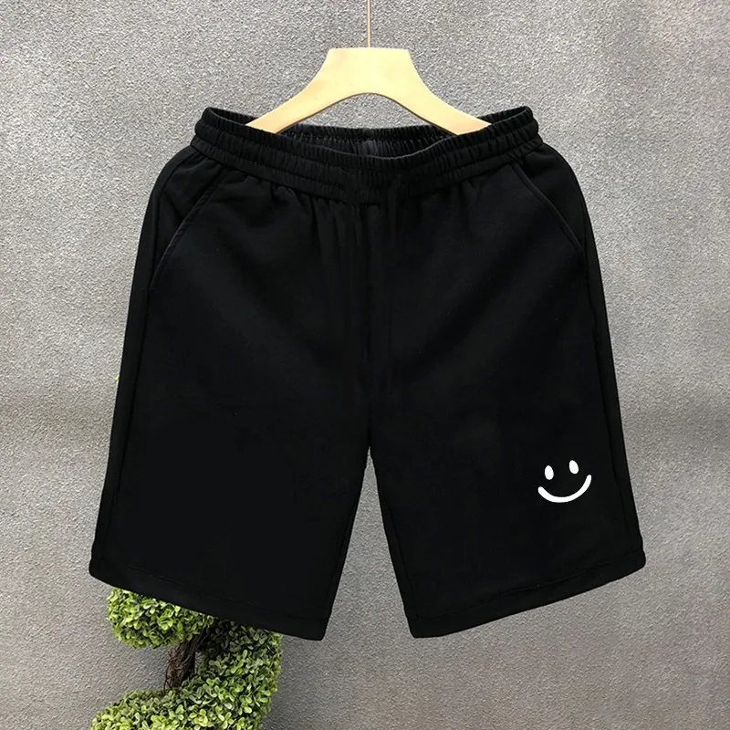 

High quality pure cotton men's winter new wide fashionable casual and trendy sports straight shorts for daily versatility