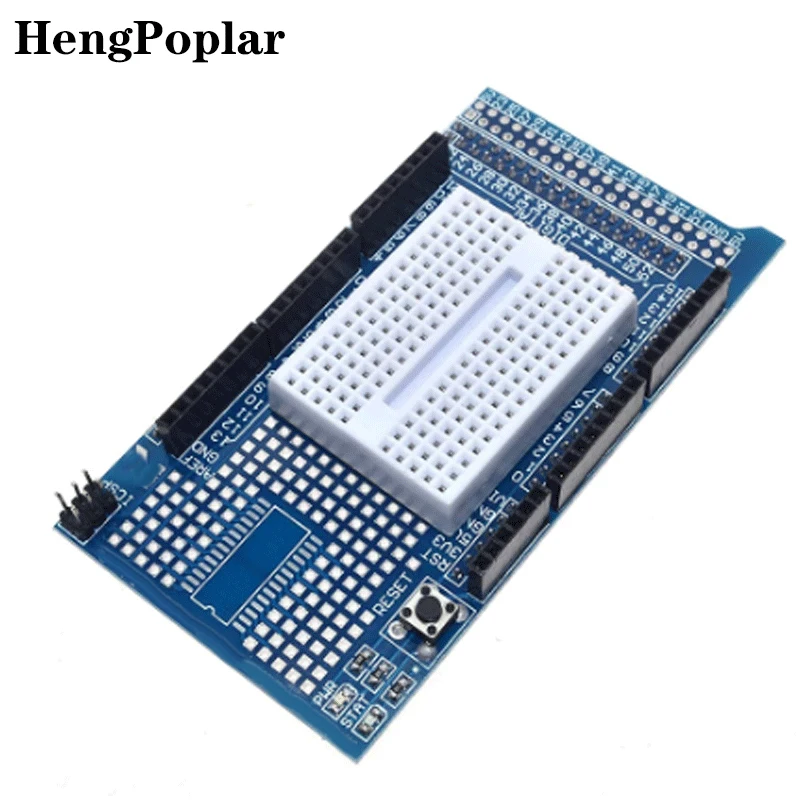Para UNO/MEGA2560 Proto Shield Prototipo Shield Proto Shield V3 con placa de pruebas Min 170 para Arduino UNO Mega Aokin