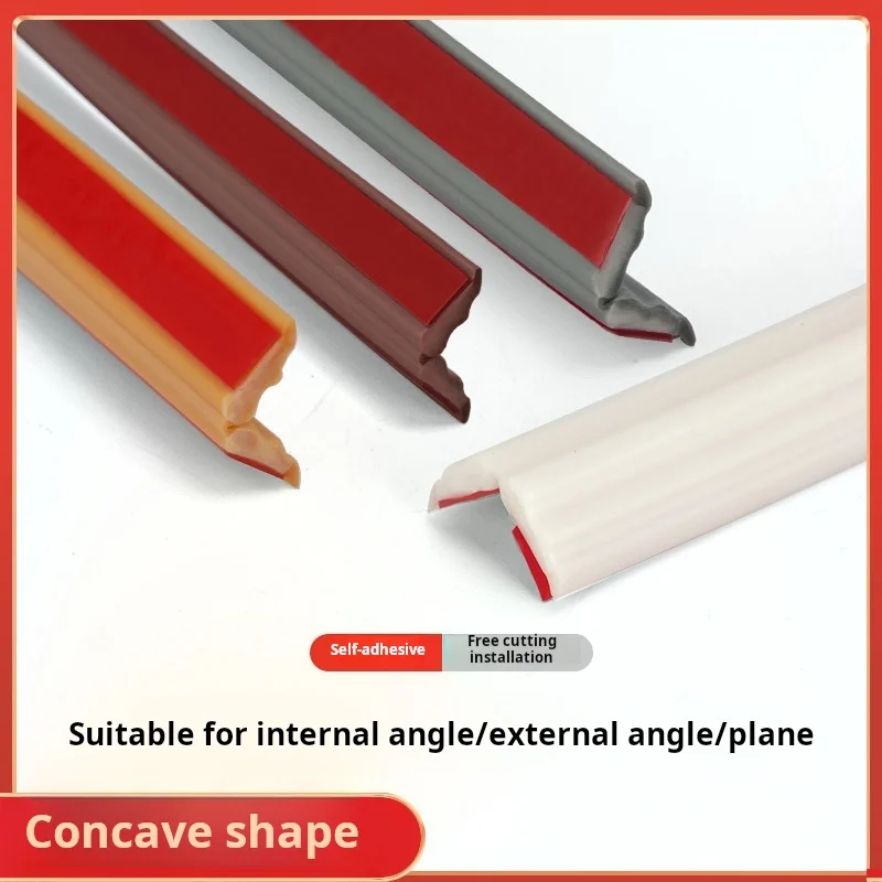

6M Corner Protector Beautiful Edge Strip Table Corner Bendable Anti-Collision Strip Floor Filling Flat Sticker Decorative Line