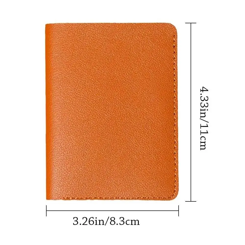 Leather Card Bag Fashion Folding Super Slim Card Wallet Soft Small Purse Men Women