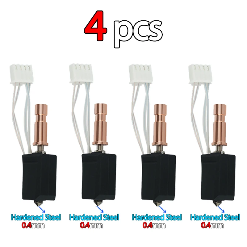 Für Anycubic Kobra S1 Hotend Keramik Neues Upgrade Hotend für Kobra S1 Combo Head S1C 3D-Drucker 24V 48W 200K Schnelle Erwärmung 300 ℃