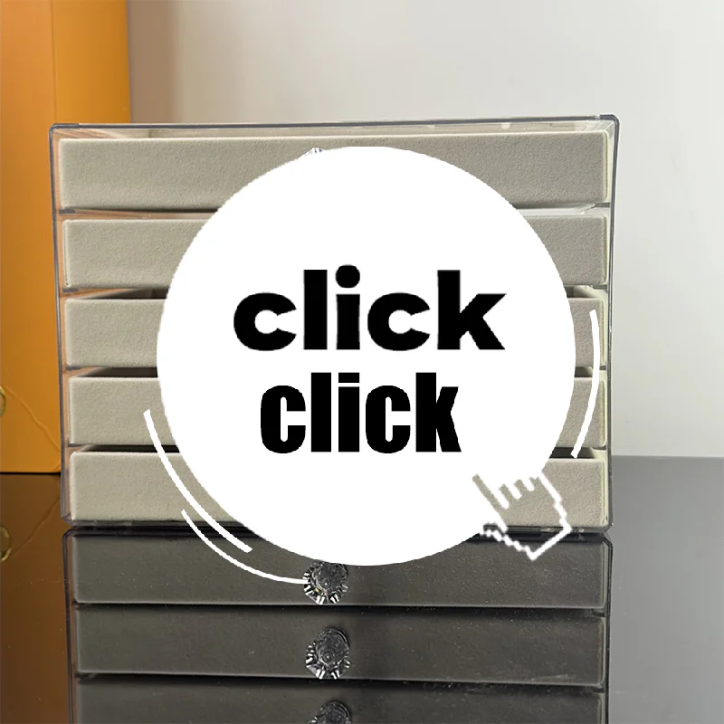 

Цельная пятислойная фланелевая шкатулка большой емкости, ящик для ювелирных изделий, шкатулка для хранения серег, ожерелье, кольцо